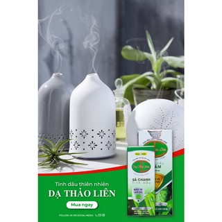 Tinh dầu sả chanh dạ thảo liên 100% thảo dược thiên nhiên tinh dầu sả chanh 5ml