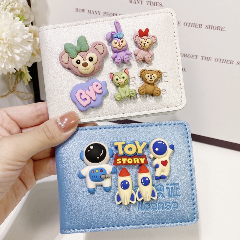 Ví da nữ đựng bằng lái xe 2 trong 1 thiết kế hoạt hình đáng yêu sáng tạo