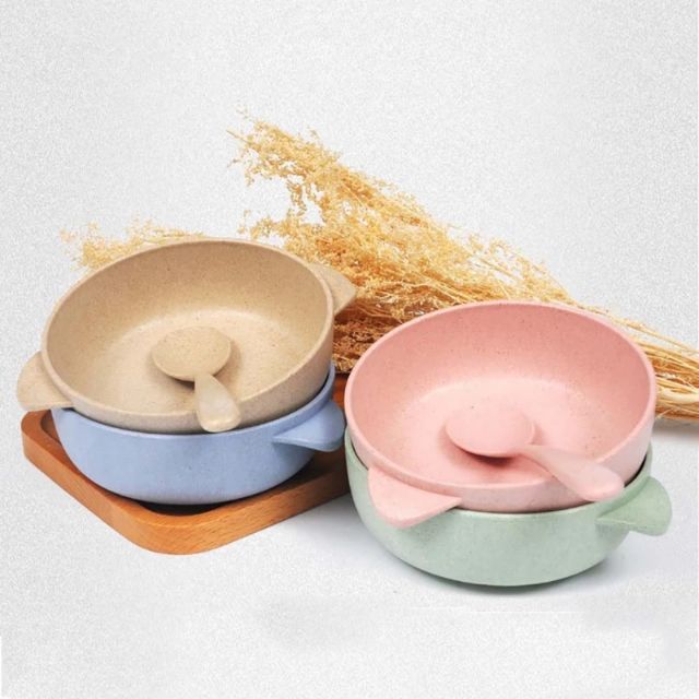 Chén Ăn Dặm Kèm Muỗng Lúa Mạch Bowl Cho Bé