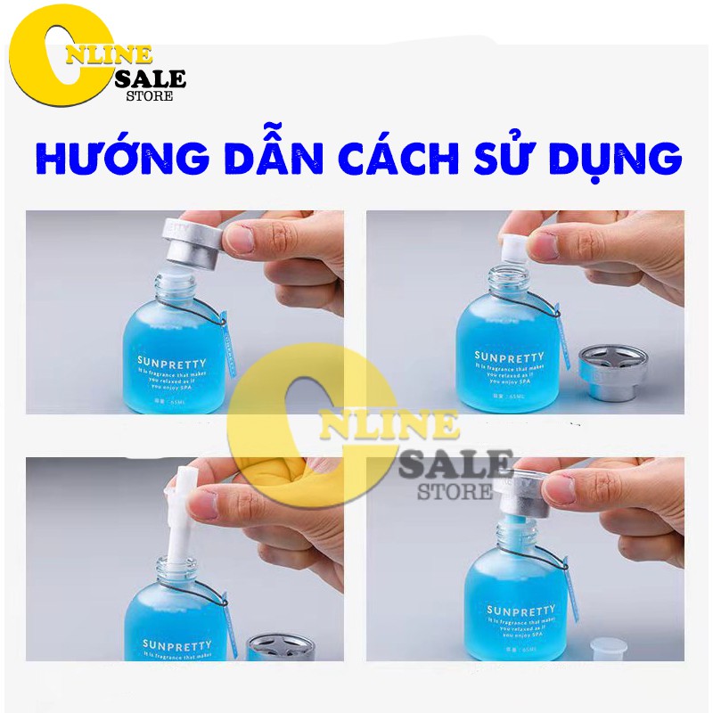 Tinh dầu thơm phòng, làm thơm xe hơi ôtô, tự khuếch tán thơm phòng ngủ, nhà tắm, khử mùi, hương thơm tự nhiên 65ml