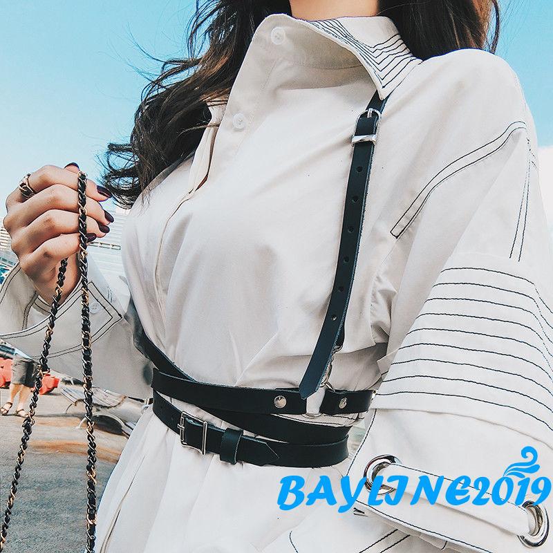 Đai da đeo ngực thời trang quyến rũ dành cho nữ