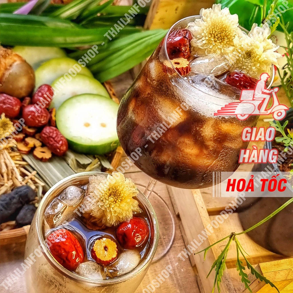 Set Sâm Hoa Cúc 7 Vị Đầy Đủ Nguyên Liệu ( Nấu 4 - 5L )