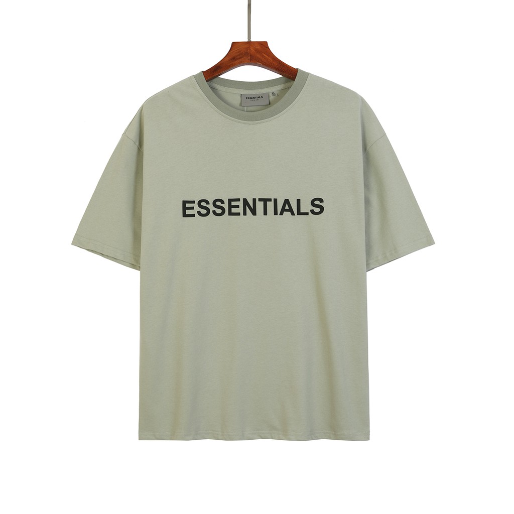FEAR OF GOD FOG Fear Fog of God Essence Double Essence High Tide Tide Silicone Letters Short-sleeved T-shirt