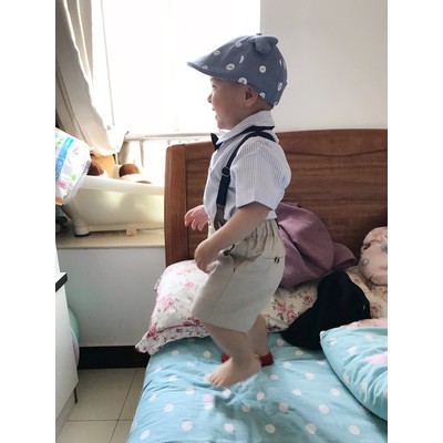 Nón bere xanh sừng trái tim