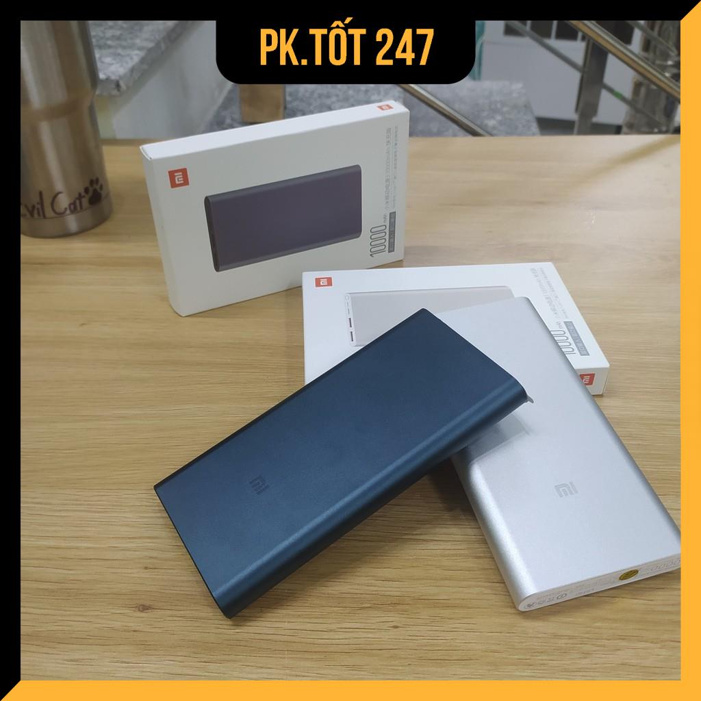 Sạc Dự Phòng, Sạc Dự Phòng XiaoMi Mi Gen 3 10.000Mah Hai Cổng Ra Cổng vào TypeC, Micro-Usb Hỗ Trợ Sạc Nhanh.[BH 6 Tháng]