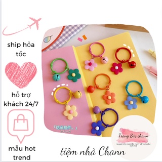 Móc khóa bông hoa chuông nhỏ nhắn đáng yêu