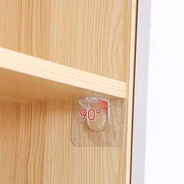 Miếng dán đỡ kệ chữ L hongkong_store sieure888 miếng dán silicon siêu dính