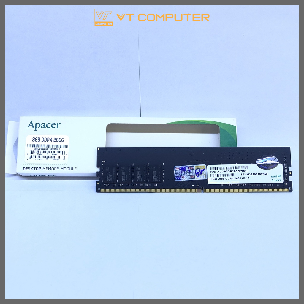 Ram PC DDR4 8Gb Bus 2666 Apacer / Avexir / Lexar / Pioneer / Bảo Hành 36 Tháng