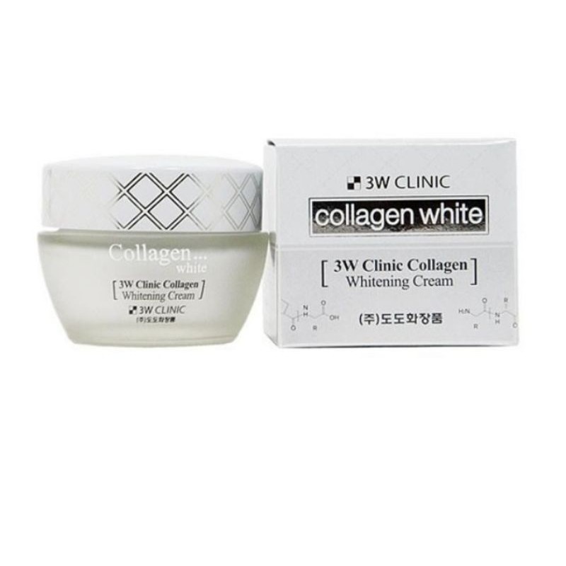 KEM DƯỠNG TRẮNG DA 3W CLINIC COLLAGEN WHITE