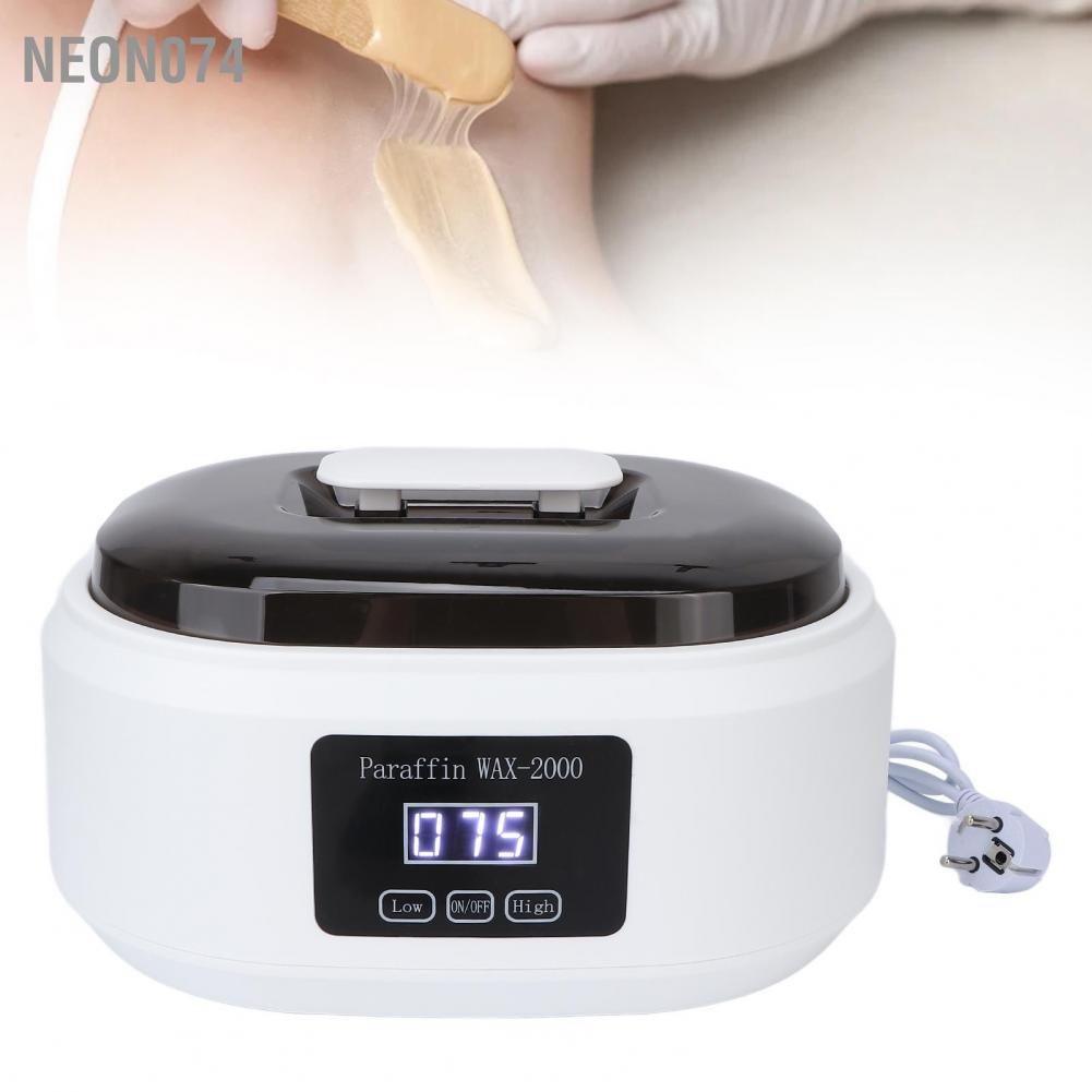 [Hàng mới về] Nồi hâm nóng sáp màu trắng chuyên nghiệp làm nóng nhanh công suất lớn EU 220V