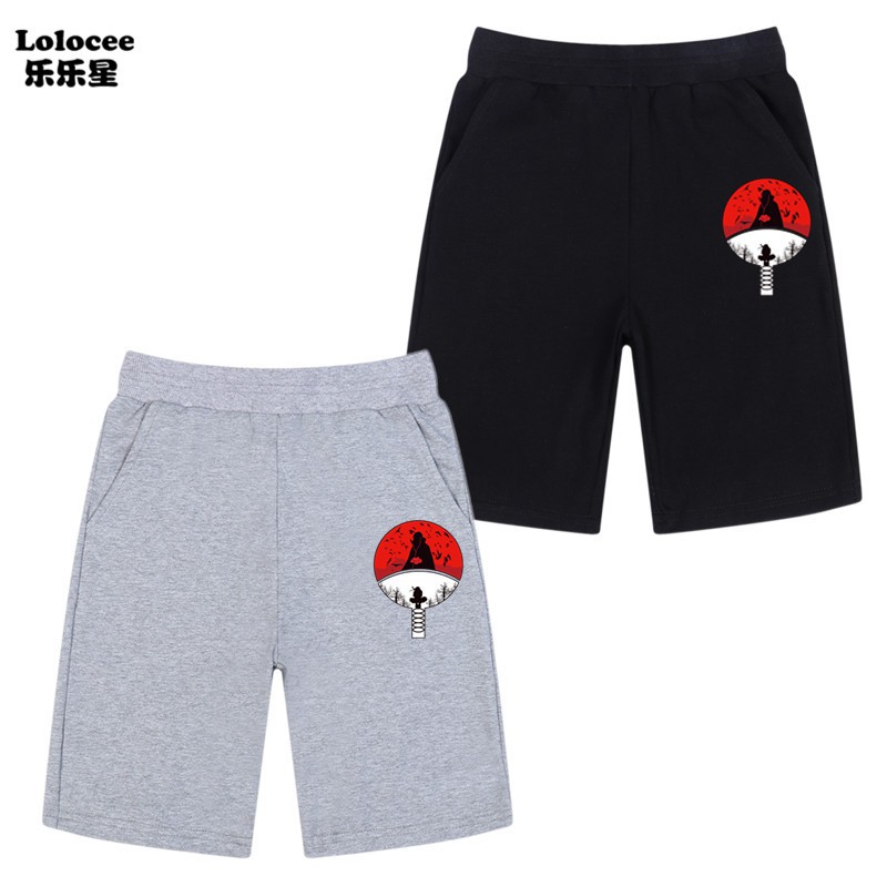 Quần Short Cotton Lưng Thun In Hoạt Hình Naruto Thời Trang Cho Bé Trai 2020