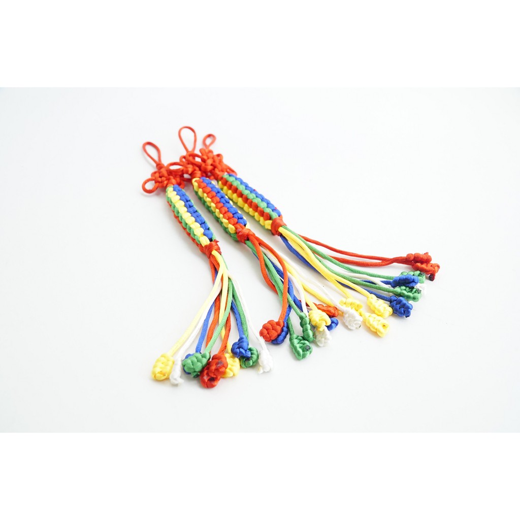 Dây ngũ sắc Phật Giáo Tây Tạng, chỉ ngũ sắc Phong Thủy | BigBuy360 - bigbuy360.vn