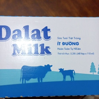 Sữa dalat milk hộp 110ml ít đường