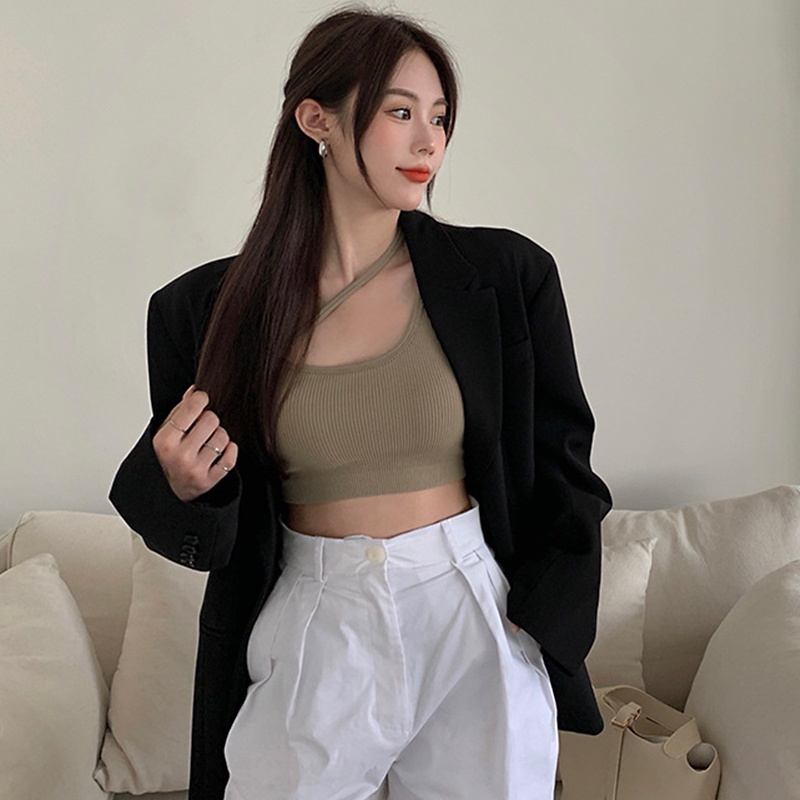 Áo Ngực Không Đường May Hình Chữ U Thiết Kế Chéo Lưng Quyến Rũ Dành Cho Nữ