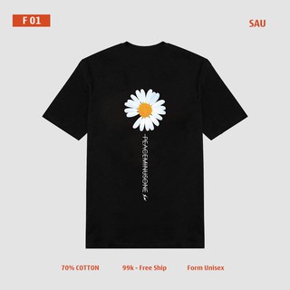 Áo Thun Hoa Cúc - Form Basic  ( Tikbook Store )