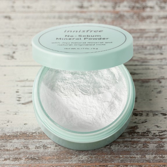 Phấn phủ kiềm dầu dạng bột khoáng Innisfree No Sebum Mineral Powder 5g