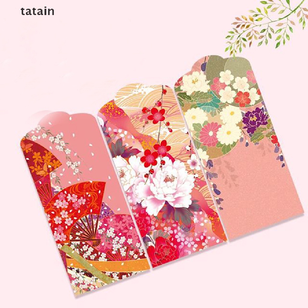 [TAT] 10PCS Chinese Red Envelope Creative Hongbao New Year Spring Festival Envelope CVX