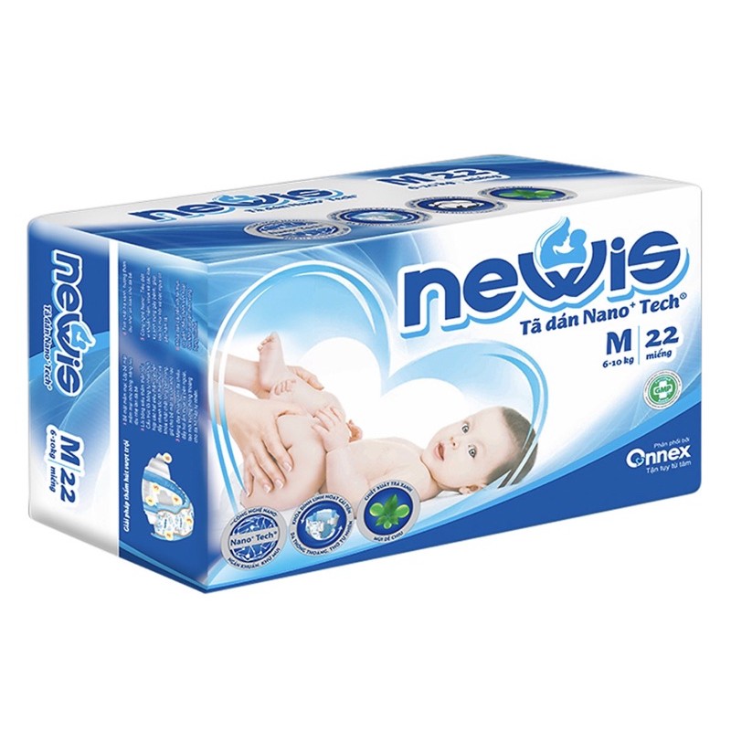 Tã Dán Newis Gói Trung M22 (22 Miếng)