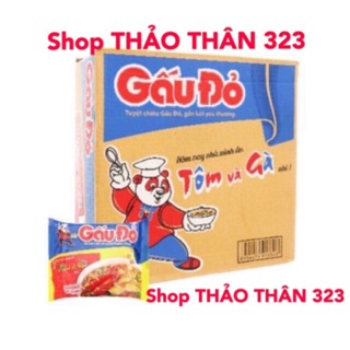 Thùng 30 Gói Mì Tôm Gà 🦐🐔 Hành Phi 1 Nắng (63g x 30gói)