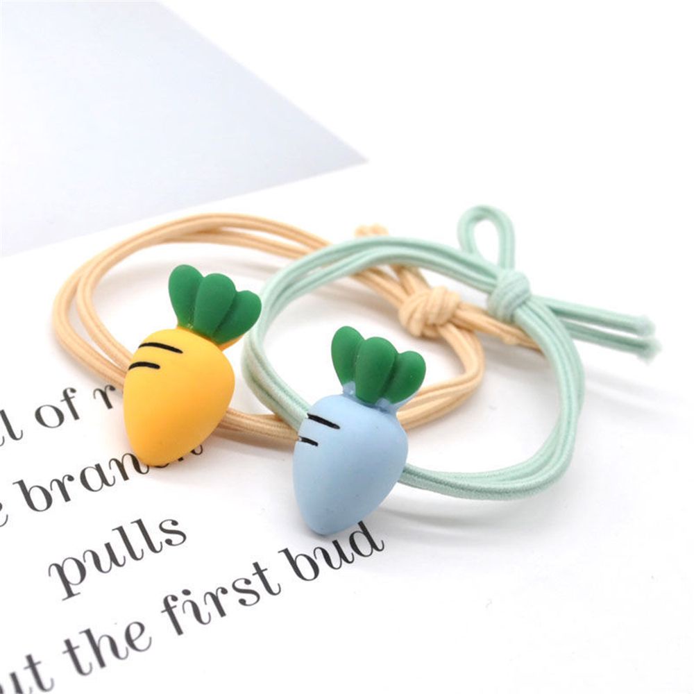 Dây Buộc Tóc Cao Su Co Giãn Nhiều Màu Sắc Phong Cách Hàn Quốc Cho Nữ