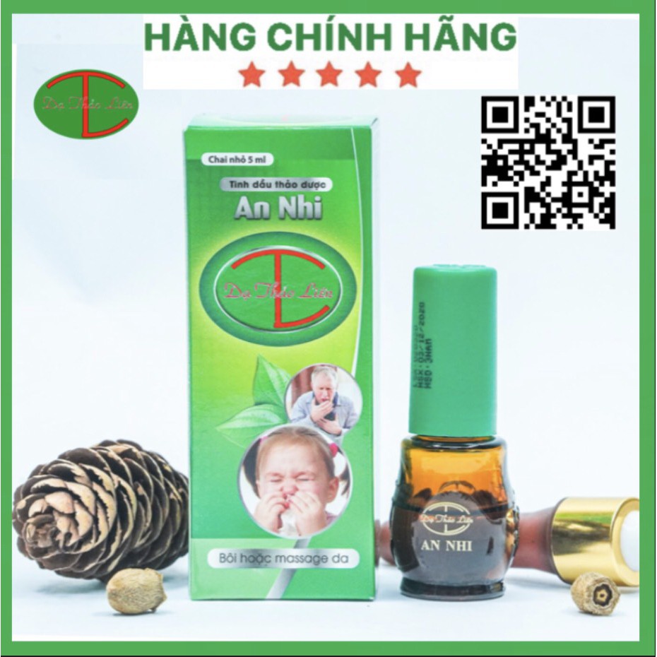 Tinh dầu thảo dược An Nhi Dạ Thảo Liên. Ho, cảm cúm, sổ mũi