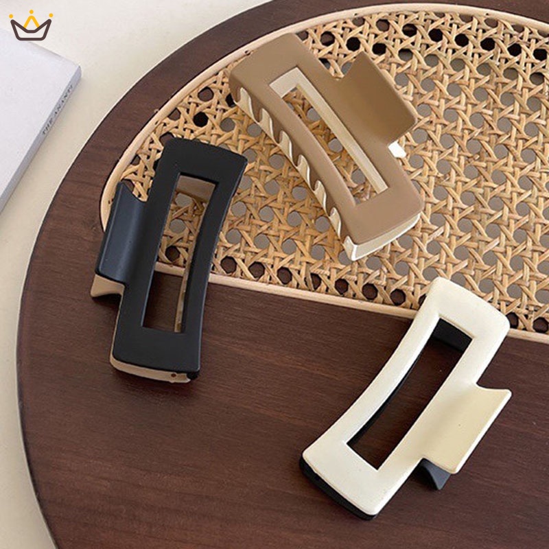Kẹp Tóc Càng Cua Cỡ Lớn Phong Cách Cổ Điển Đơn Giản Cho Nữ