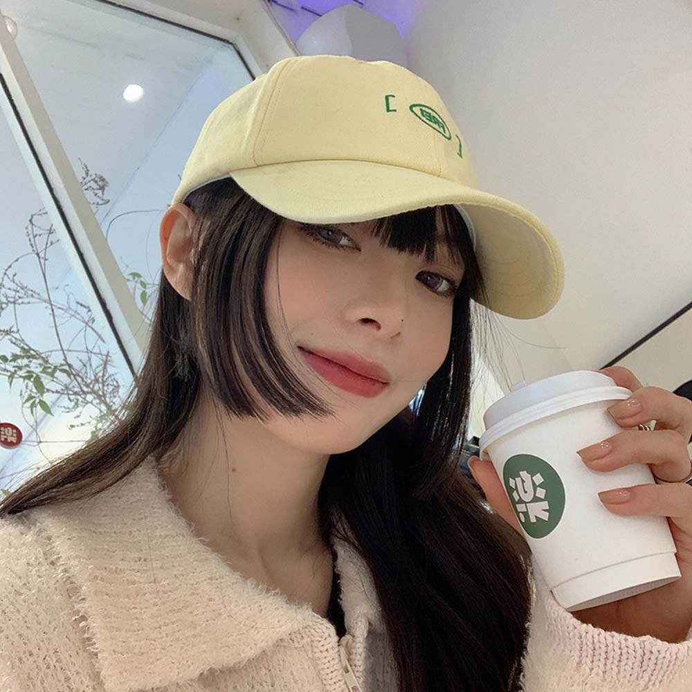 Nón lưỡi trai thêu chữ phong cách hiphop Hàn Quốc thời trang mùa hè dành cho nam và nữ