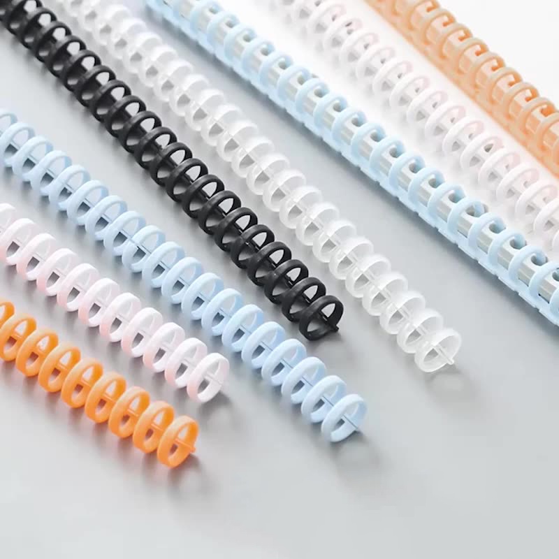 Thanh còng nhựa làm sổ TOGU kẹp tài liệu đường kính 12mm nhiều màu A5 B5 A4 20 26 30 lỗ
