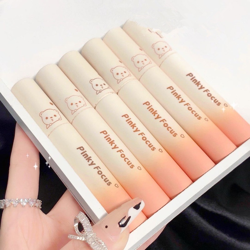Son Kem Lì Pinkyfocus Màu Nhung Mượt Mà Với Kết Cấu Mờ Dễ Thoa Quyến Rũ | BigBuy360 - bigbuy360.vn