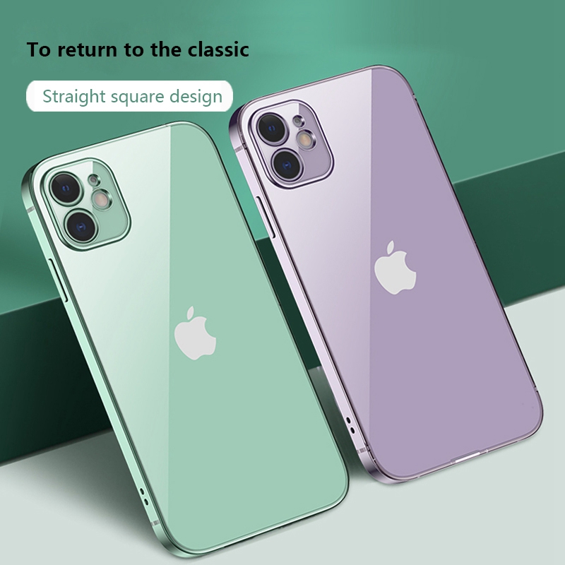 Ốp điện thoại TPU mềm khung vuông cổ điển cho IPHONE 12 PRO MAX 11 PRO MAX X XS MAX XR 7 8 PLUS SE2020 | BigBuy360 - bigbuy360.vn