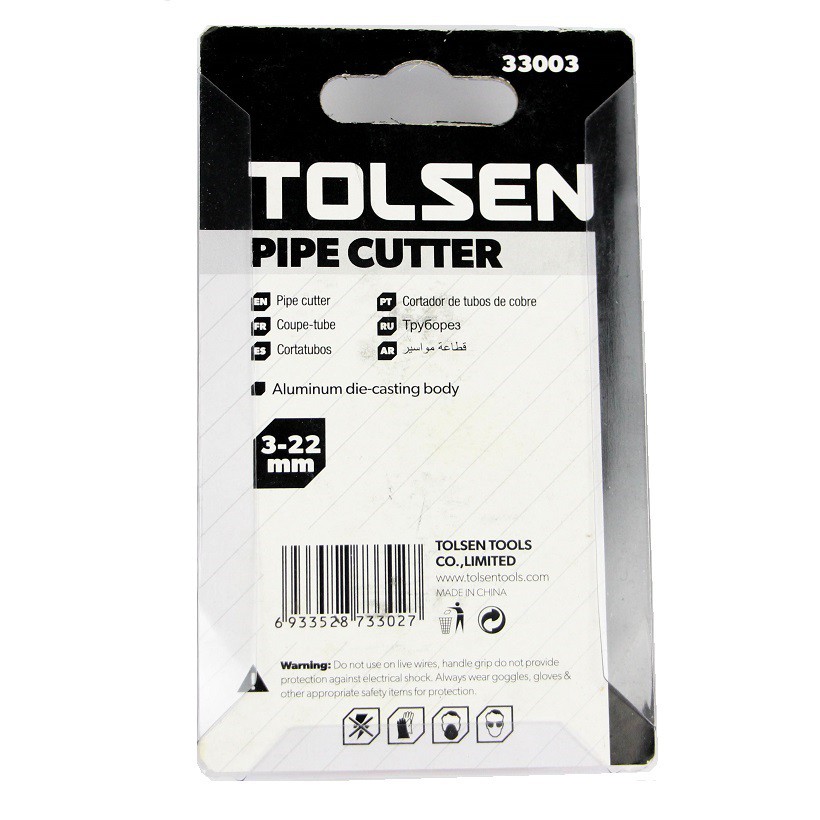 CẮT Ống ĐỒNG 3mm - 32mm TOLSEN 33003