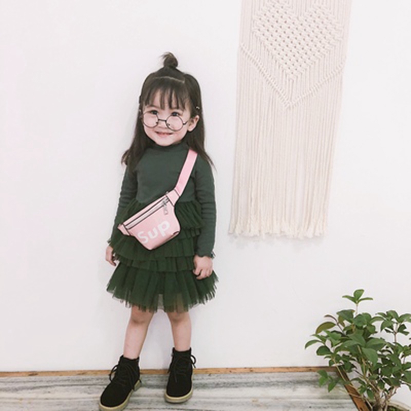 Túi Đeo Chéo In Chữ Đáng Yêu Cho Bé