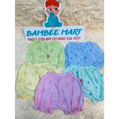 Quần chục cho bé gái chất cotton 100% siêu mềm nhiều họa tiết đáng yêu QC03 BamBeeMart