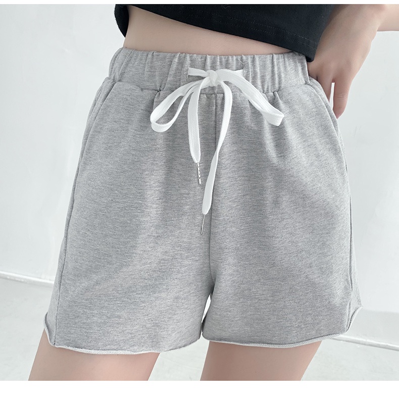 Quần Đùi Nữ Unisex Quần Short Nỉ Da Cá Trơn I'm Basic QSN02