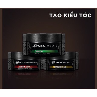 [Chính hãng] Sáp Vuốt Tóc X-Men Boss FREESTYLE/SPIKY/CLEAN CUT 70g