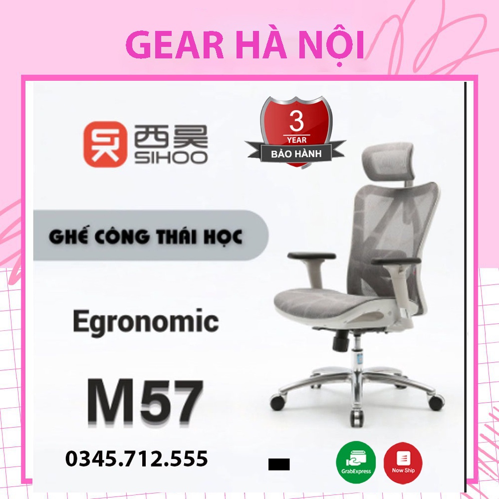 SIHOO M57 - Ghế Gaming , xoay làm việc Cao Cấp văn phòng thiết kế công thái học Ergonomic