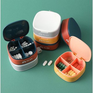 Hộp pill box mini 4 ngăn