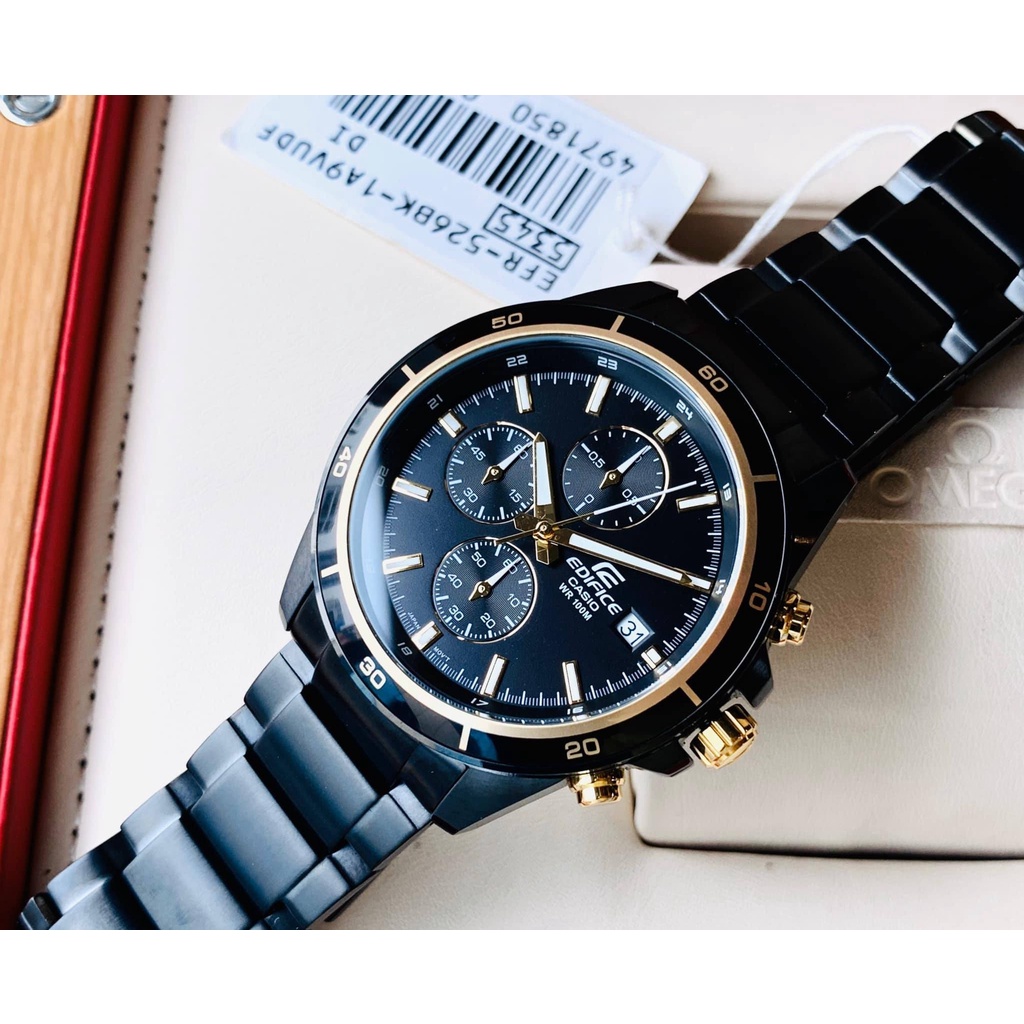 Đồng hồ nam dây thép Casio Edifice EFR 526BK 1A9