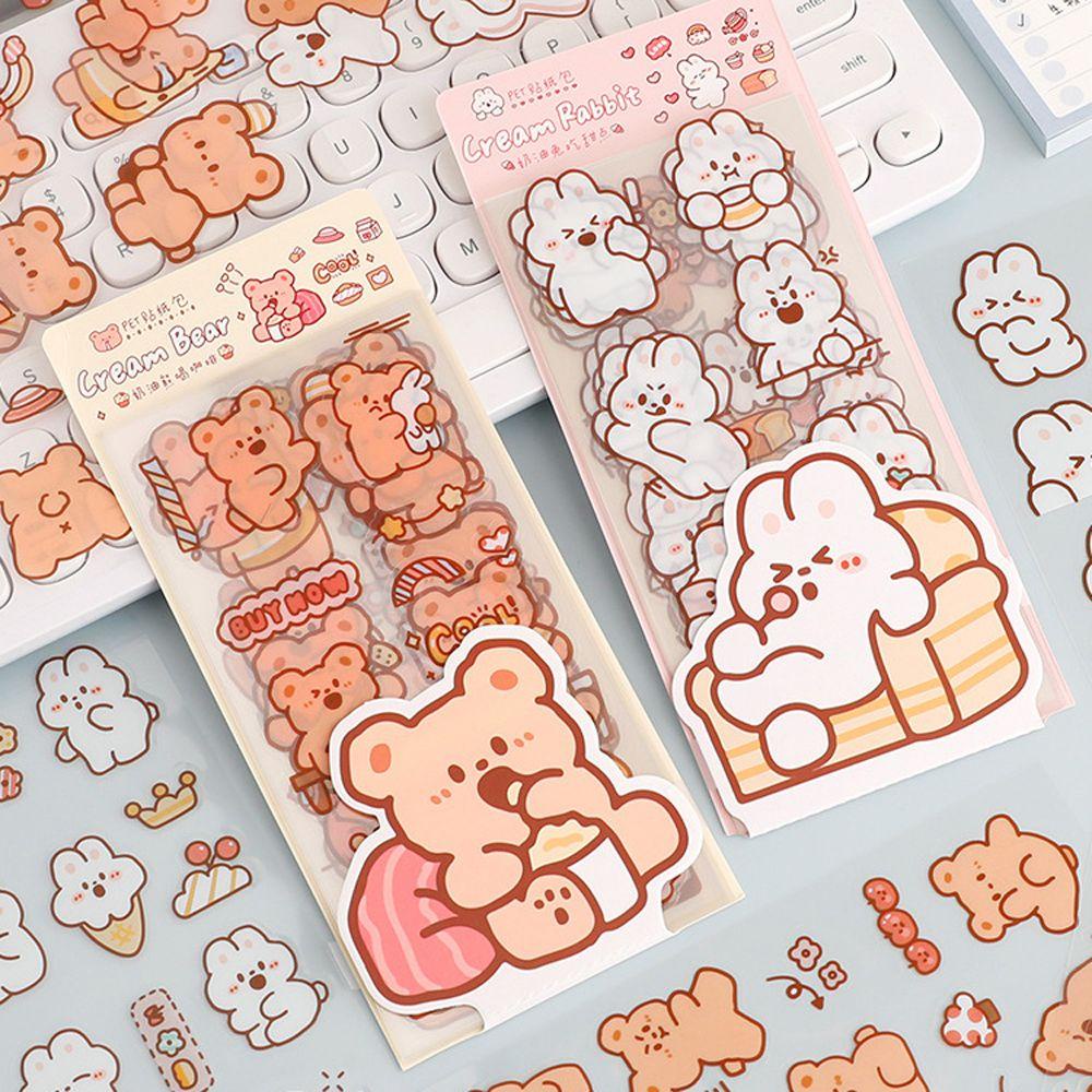 Miếng Dán Hoạt Hình Kawai Ins DIY Trang Trí Sổ Lưu Niệm / Điện Thoại / Tạp Chí Trường Học