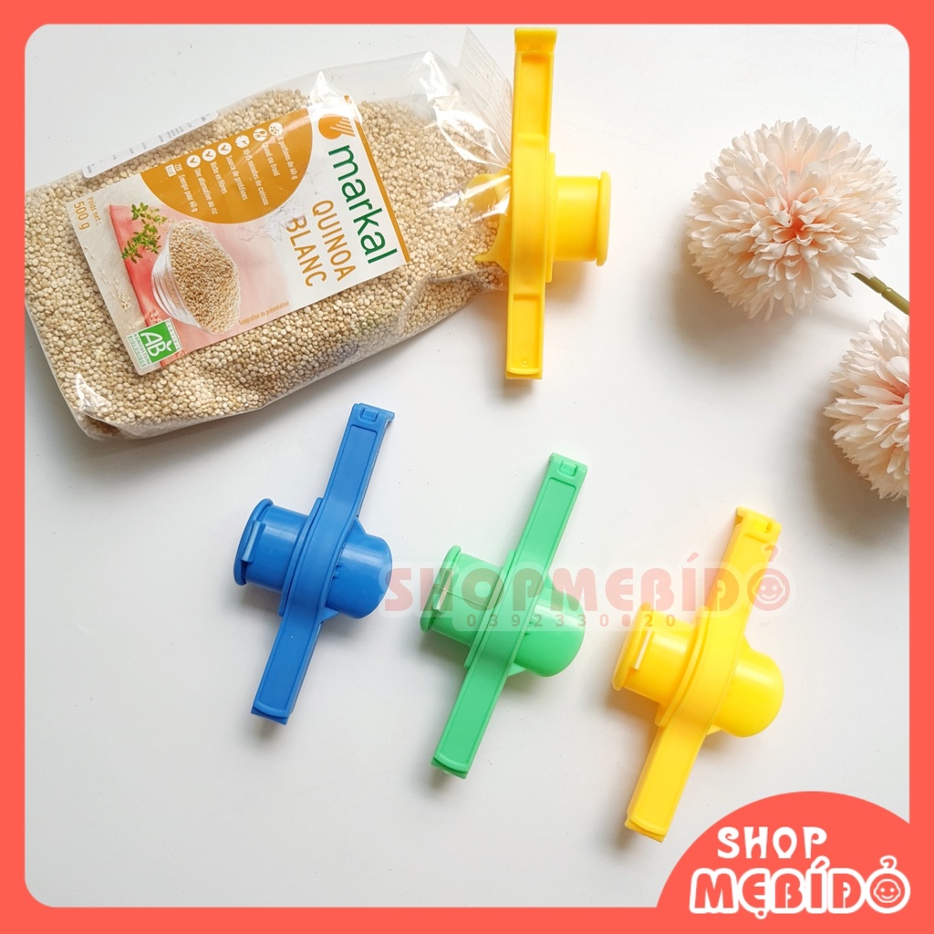 Kẹp Khóa Miệng Túi Thực Phẩm Tiện Dụng Đảm Bảo Chất Lượng Thực Phẩm COLLEN LIFE Shop Mẹ Bí Đỏ GD02