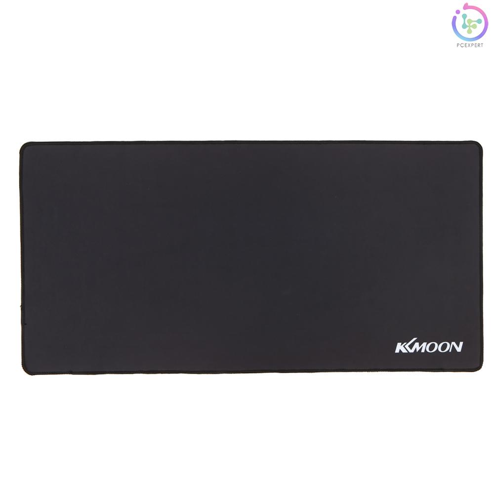 KKmoon 800*400*2mm Large Size Plain Black Extended Water-resistant Anti-slip Rubber Speed Gaming Game Mouse Mice Pad Desk Mat