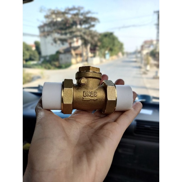 Van 1 chiều đồng lá lật liền rắc co 25