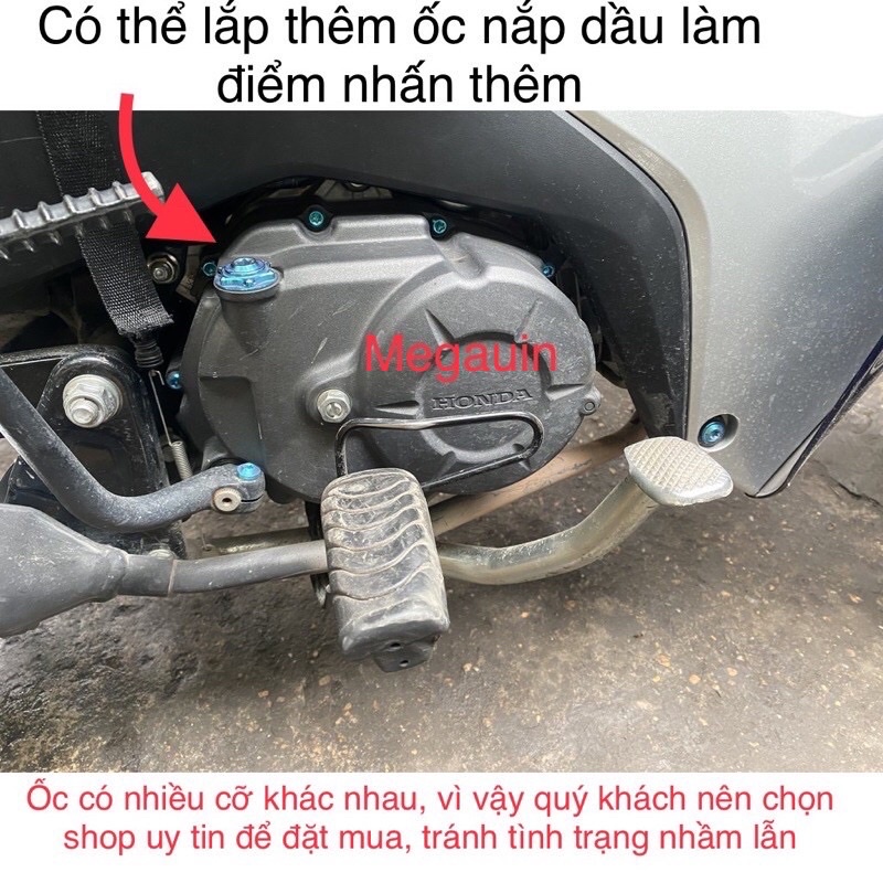 Ốc Lốc Máy Titan Gr5 Wave A 110