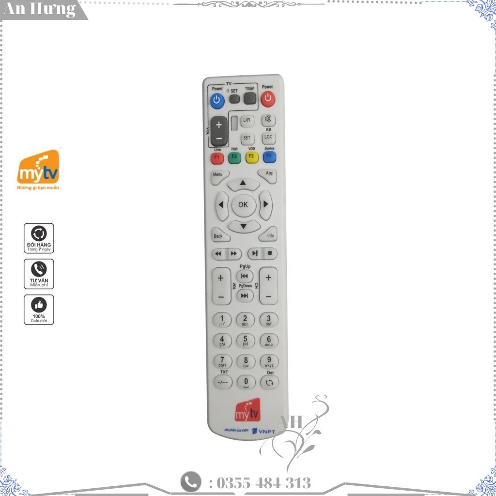 Remote Điều Khiển Đầu Thu Mytivi (mytv) - Đầu ZTE.