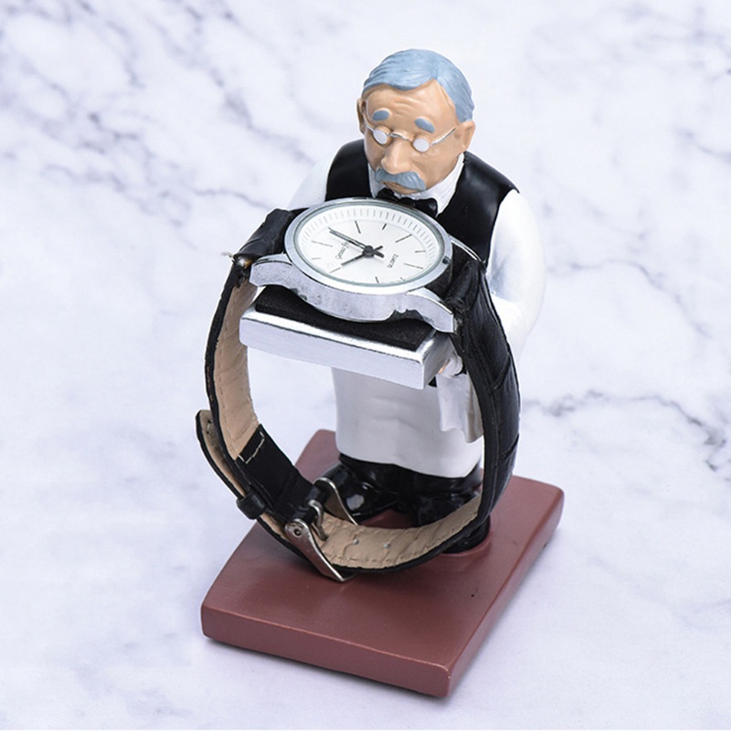 Giá Đỡ Trưng Bày Mắt Kính / Nhẫn Đồng Hồ Để Bàn Dành Cho Người Già Butler