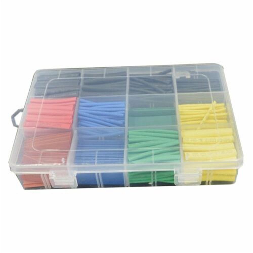 Set 530 Ống Co Nhiệt 2: 1 Nhiều Màu Kèm Hộp Đựng Tiện Dụng