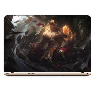 Miếng dán decal laptop - Leesin 4 - mã: 241118