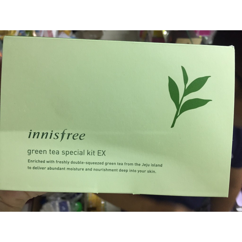 Bộ Kit Trà Xanh Dành Cho Da Dầu, Hỗn Hợp Green Tea Balancing Special Kit 4 món