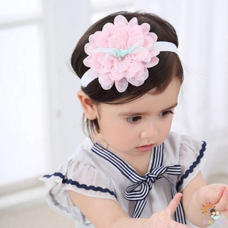 Băng đô quấn đầu đính hoa cho bé gái