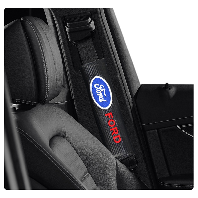 1 Đệm Bọc Dây Đai An Toàn Xe Hơi Bằng Sợi Carbon Cho Ford Kuga Fiesta Focus Mondeo Mk1 Mk2 Mk3 St